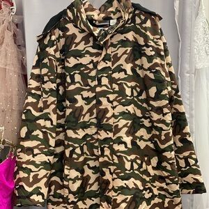 Camouflage Hooded Jacket